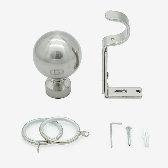 35mm Allure Classic Stainless Steel Ball Finial pole
