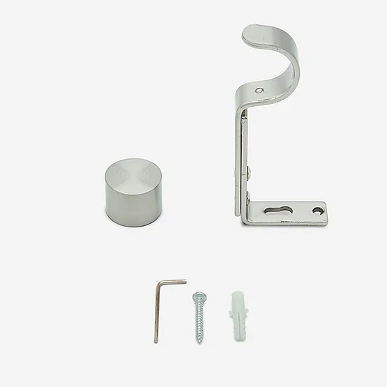 35mm Allure Classic Stainless Steel End Cap Finial Eyelet pole