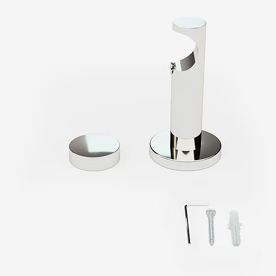 35mm Allure Signature Polished Chrome Stud Eyelet pole