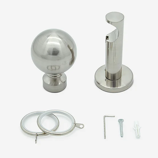 35mm Allure Signature Stainless Steel Ball Finial pole