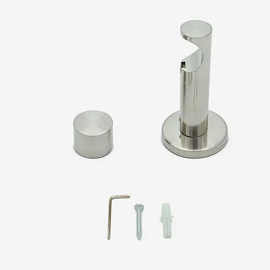 35mm Allure Signature Stainless Steel End Cap Finial Eyelet pole