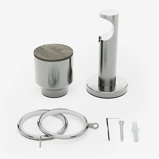 28mm Signature Stainless Steel & White Ash Drum pole