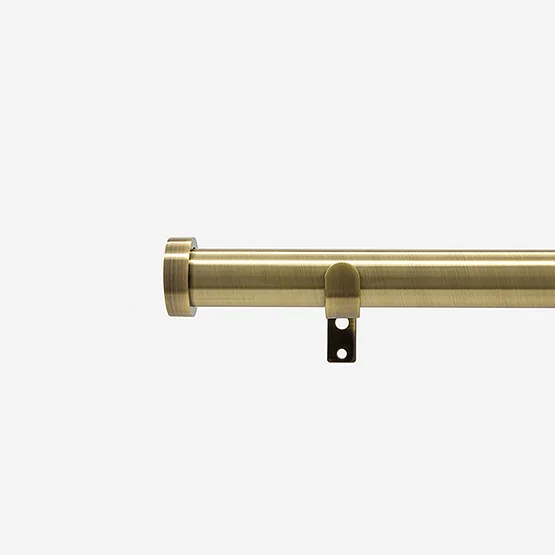 28mm Allure Classic Antique Brass Stud Eyelet pole