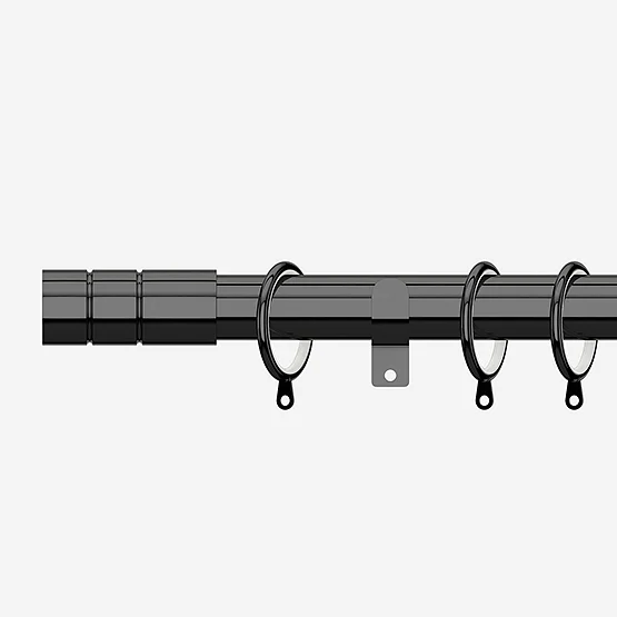 28mm Allure Black Nickel Barrel pole