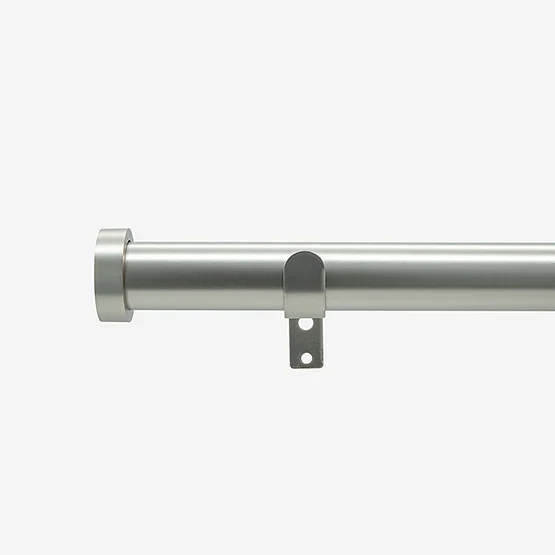 28mm Allure Classic Brushed Steel Stud Eyelet pole