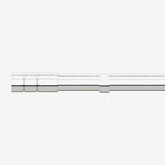 28mm Allure Polished Chrome Barrel Eyelet pole
