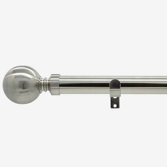 28mm Allure Classic Stainless Steel Effect Ball Eyelet pole