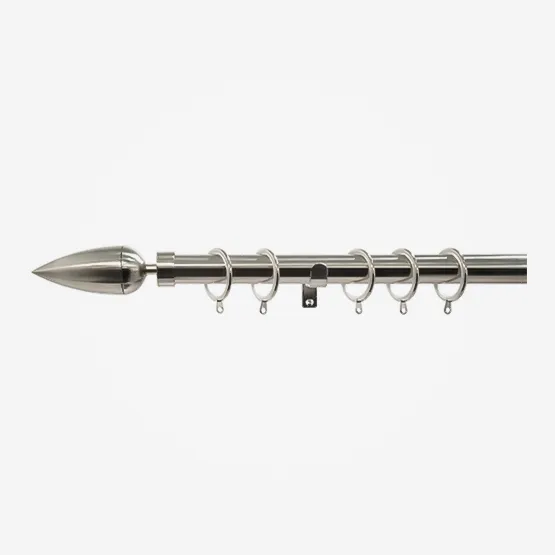 28mm Allure Stainless Steel Effect Teardrop pole