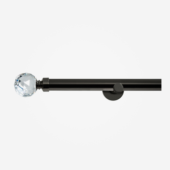 28mm Allure Signature Black Nickel Crystal Eyelet pole