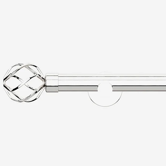 28mm Allure Signature Polished Chrome Cage Eyelet pole