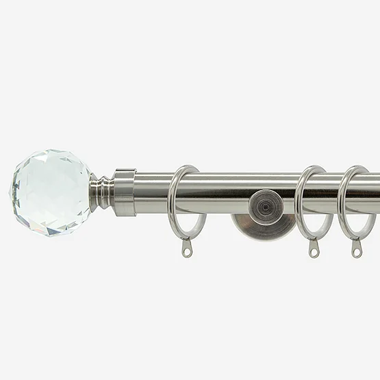 28mm Allure Signature Stainless Steel Crystal pole