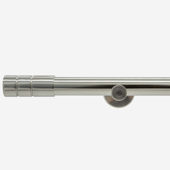 28mm Allure Signature Stainless Steel Effect Barrel Eyelet pole