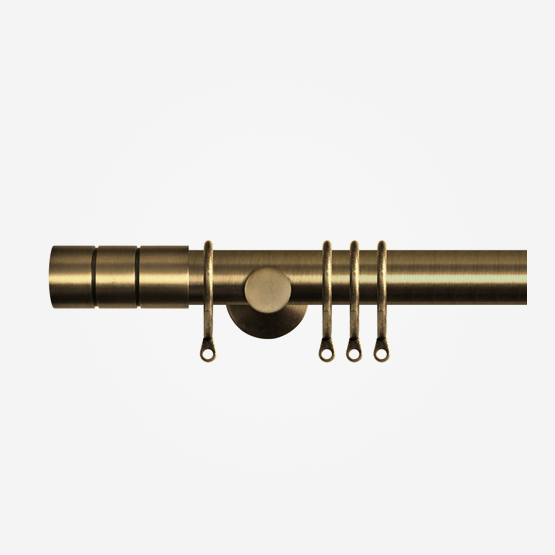 28mm Contemporary Antique Brass Cylinder
