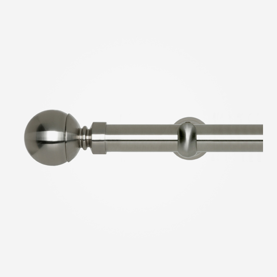 28mm Neo Stainless Steel Ball Eyelet Curtain Pole