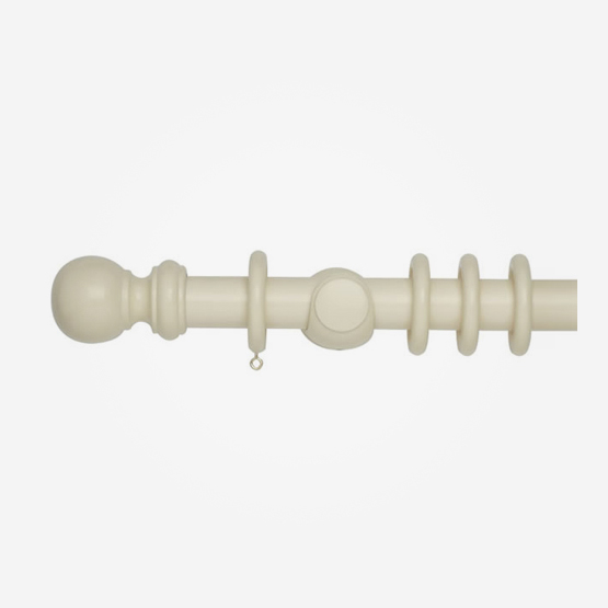 28mm Woodline Cream Ball Finial