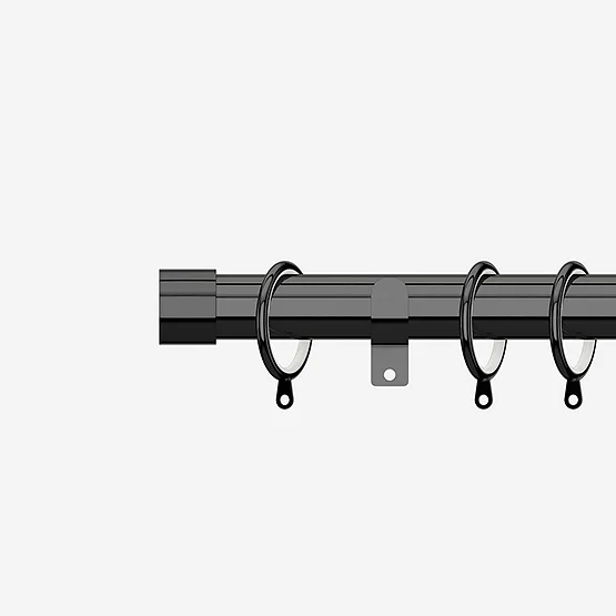 35mm Allure Classic Black Nickel End Cap Finial pole
