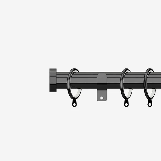 35mm Allure Classic Black Nickel Stud pole