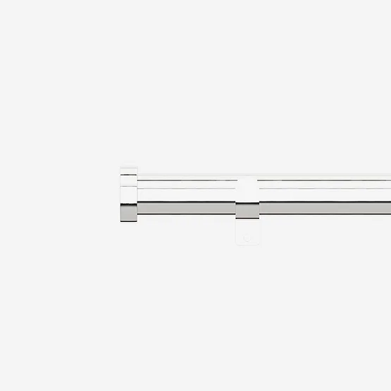 35mm Allure Classic Polished Chrome Stud Eyelet pole