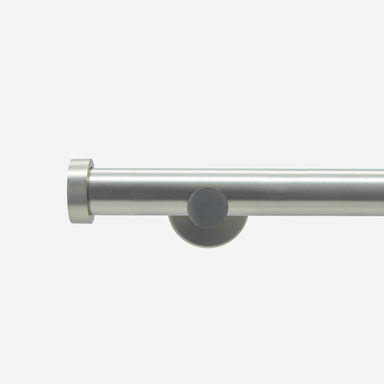 35mm Allure Signature Brushed Steel Stud Eyelet pole