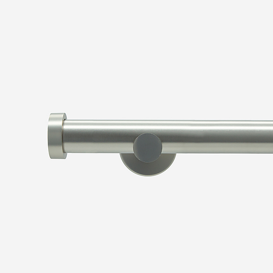 35mm Signature Brushed Steel Stud Eyelet Curtain Pole Curtain Pole