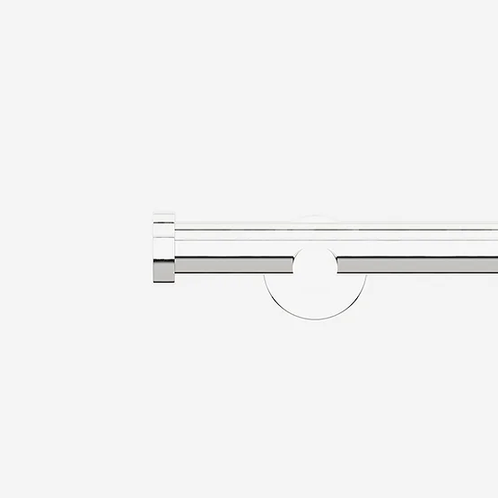 35mm Allure Signature Polished Chrome Stud Eyelet pole