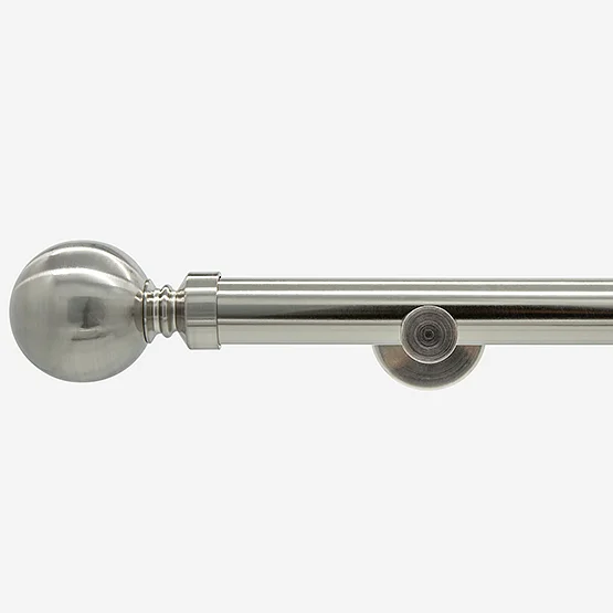 35mm Allure Signature Stainless Steel Ball Finial Eyelet pole