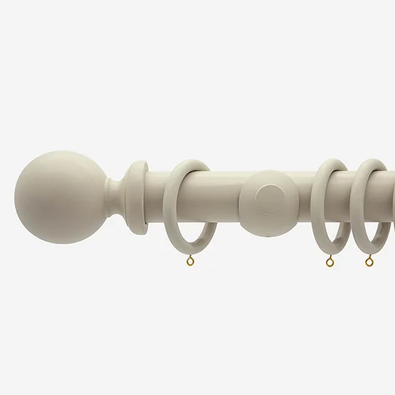 35mm Oxford French Grey Ball Finial  pole
