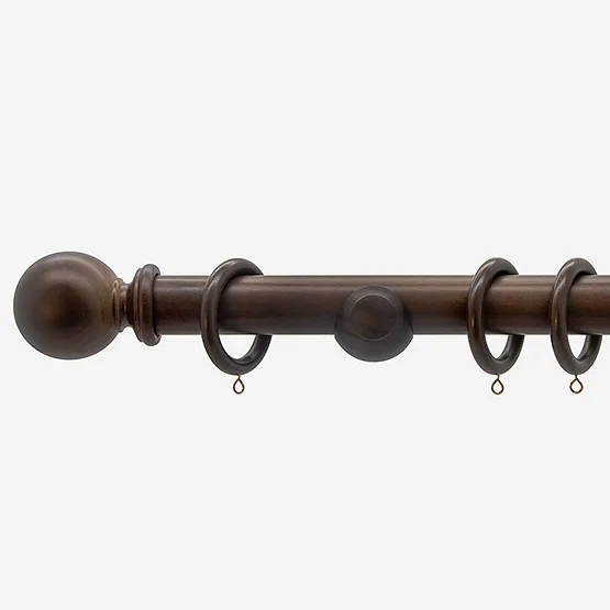 35mm Prime Walnut Ball pole