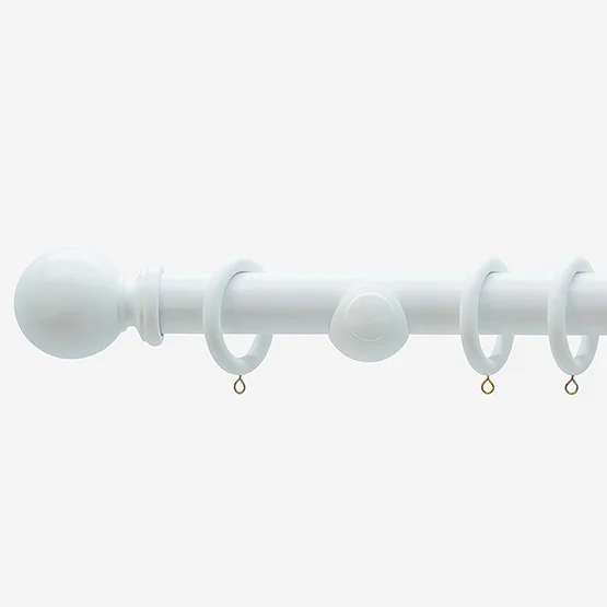 35mm Prime White Ball  pole