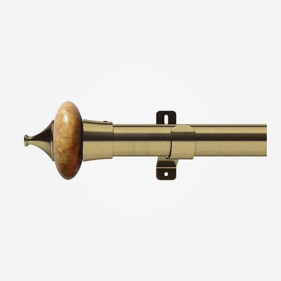 35mm Swish Antique Brass Cupola Sandstone With Standard Collar