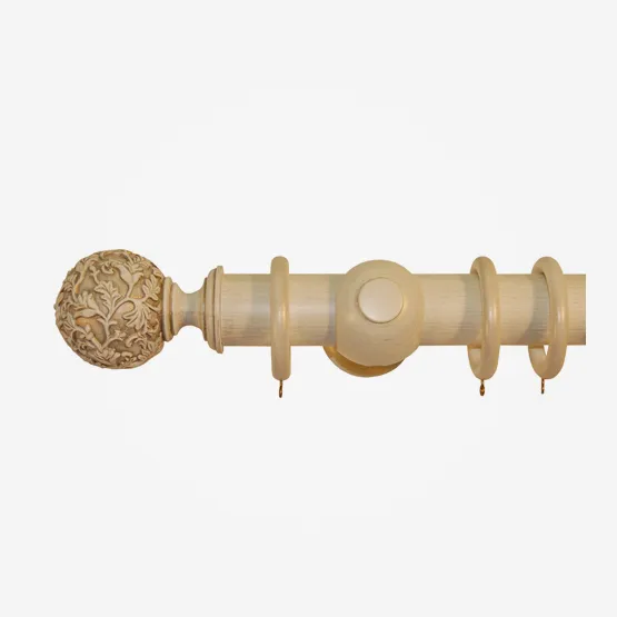 45mm Portofino Antique Cream Gold Floral pole