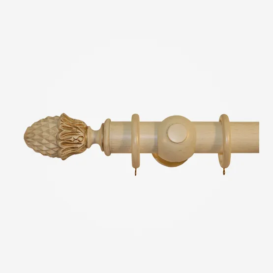 45mm Portofino Antique Cream Gold Pinapple pole