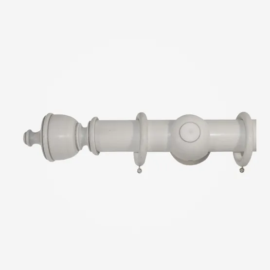 45mm Portofino Distressed Ivory Urn pole