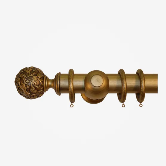 45mm Portofino Old Gold Floral pole