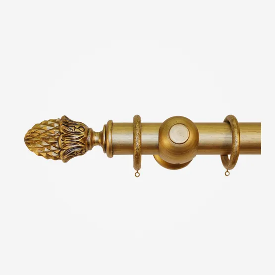 45mm Portofino Old Gold Pineapple pole