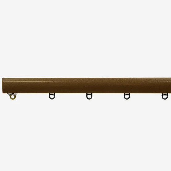 Surge Curved Antique Brass curtain-track
