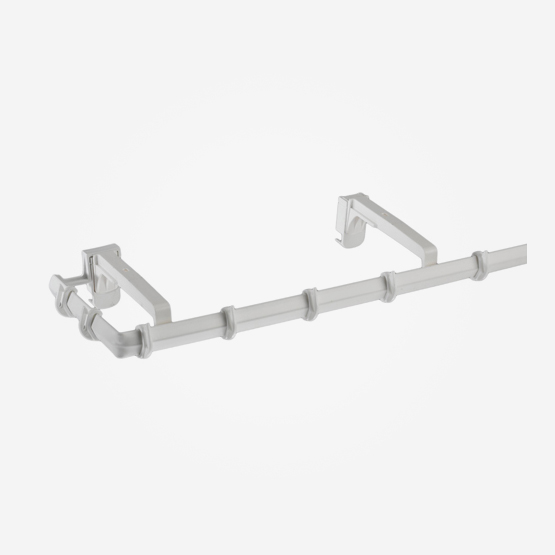White Telescopic Valance Rail