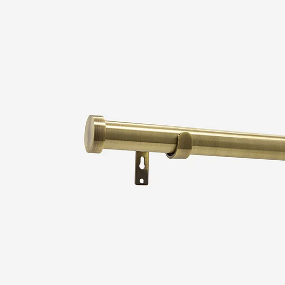 28mm Allure Classic Antique Brass Stud Eyelet Bay Window pole