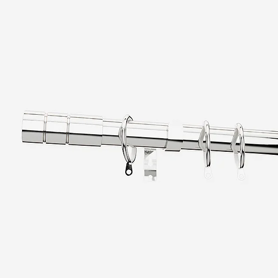 28mm Allure Polished Chrome Barrel pole
