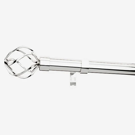 28mm Allure Polished Chrome Cage Eyelet pole