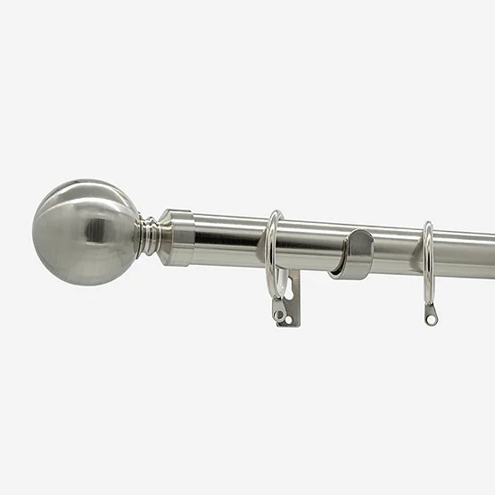 28mm Allure Classic Stainless Steel Effect Ball pole