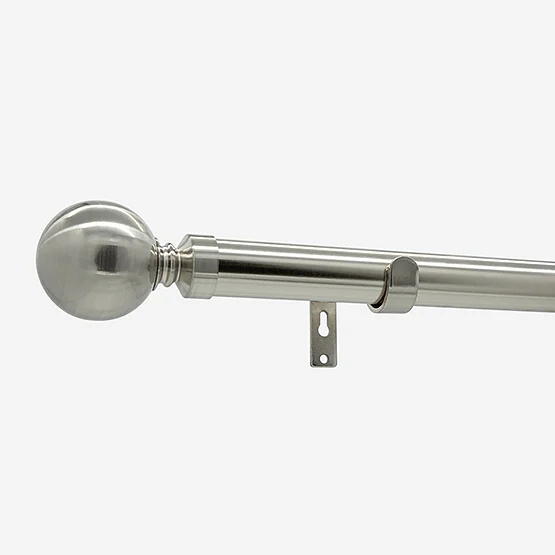 28mm Allure Classic Stainless Steel Effect Ball Eyelet pole