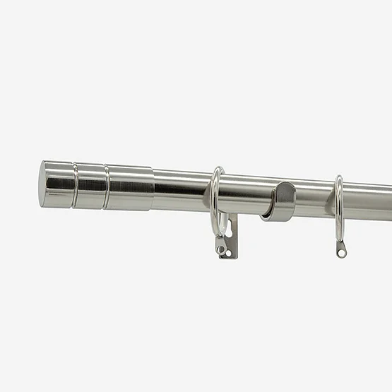 28mm Allure Stainless Steel Effect Barrel pole
