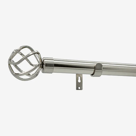 28mm Allure Stainless Steel Effect Cage Eyelet pole
