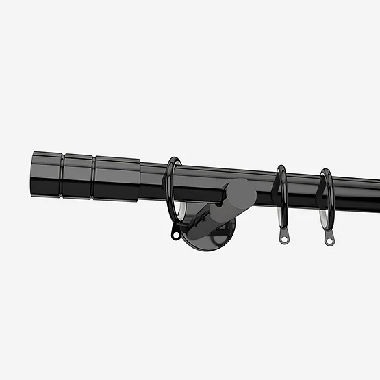 28mm Allure Signature Black Nickel Barrel pole