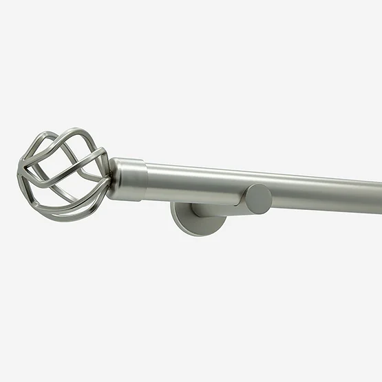 28mm Allure Signature Brushed Steel Cage Eyelet pole