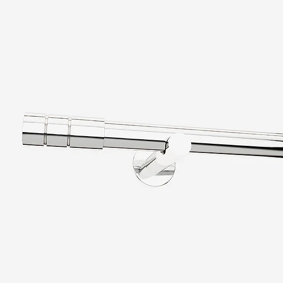 28mm Allure Signature Polished Chrome Barrel Eyelet pole