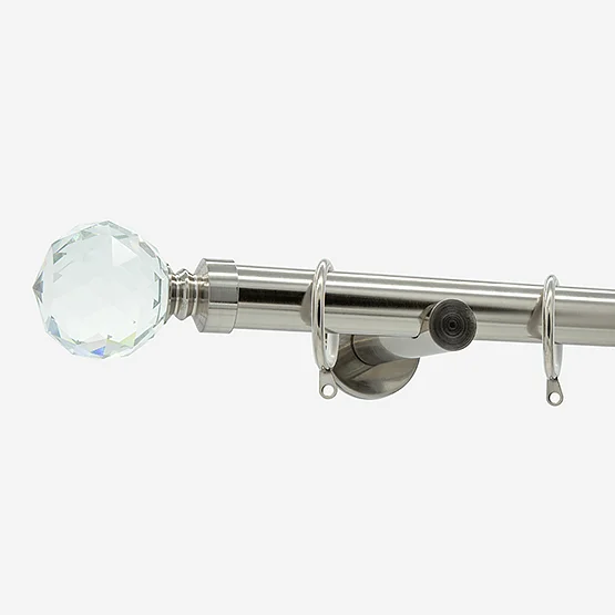28mm Allure Signature Stainless Steel Crystal pole