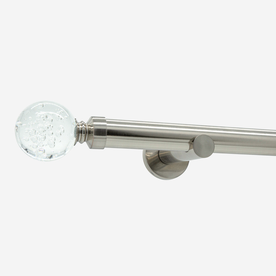 28mm Allure Signature Stainless Steel Glass Bubbles Eyelet pole