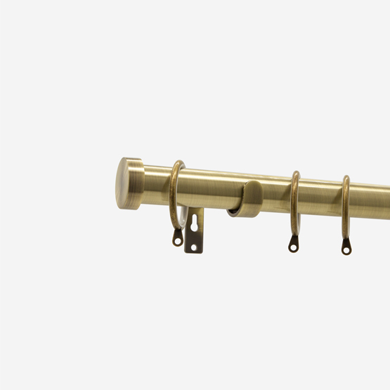 35mm Allure Classic Antique Brass Stud pole